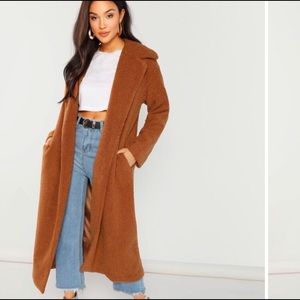 Beautiful Long Sherpa Coat